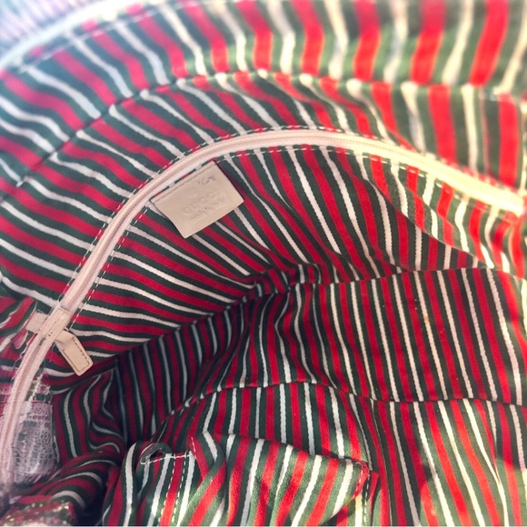 AUTHENTIC GUCCI BRITT INTERLOCKING GG BUTTERY CALF LEATHER ZIP TOTE-169971204046 - Picture 7 of 9